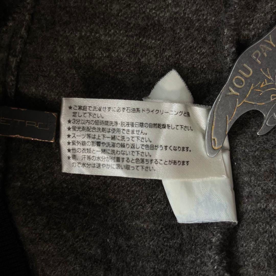 ETRO エトロ イタリア製 チェック ウール ジップ パーカー XL WWW_SUPERTOOLSSHOP_NL