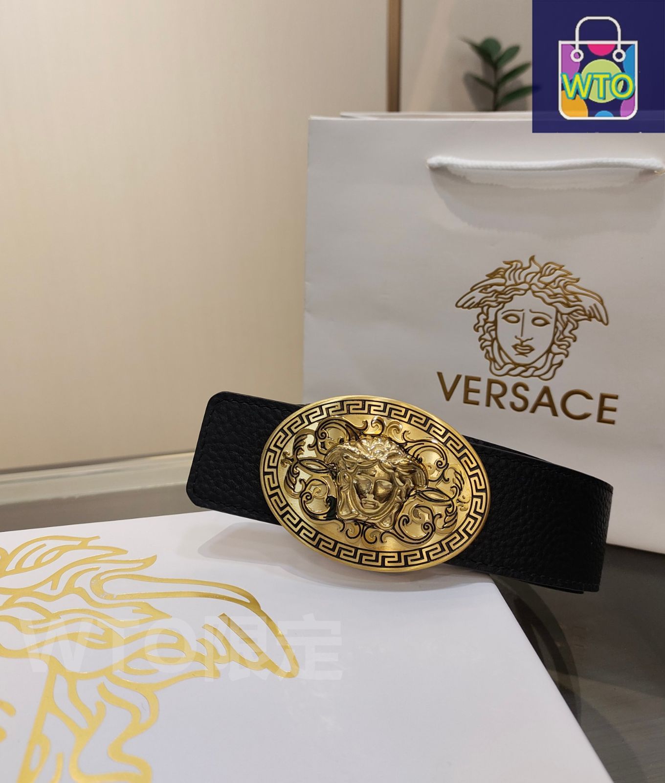 ✨希少✨VERSACE ヴェルサーチ メデューサ スタッズ ベルト バックル 今日特価】Versace ヴェルサーチ メデューサベルト-1 - メルカリ