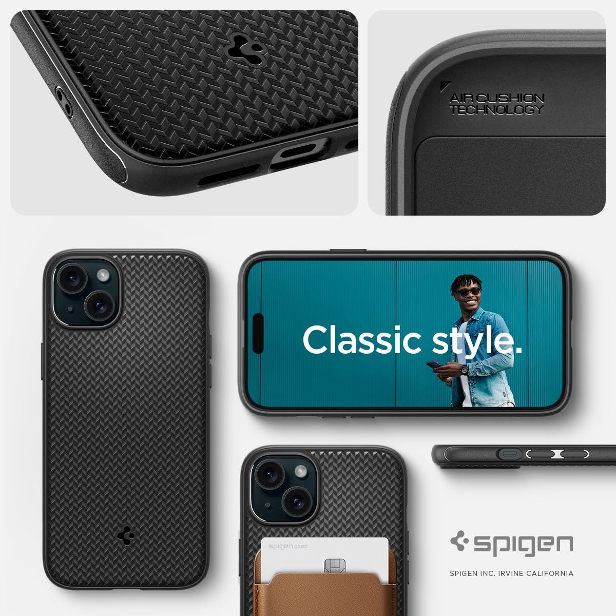 色: マット・ブラック】Spigen iPhone15Plus ケース Mag - メルカリ