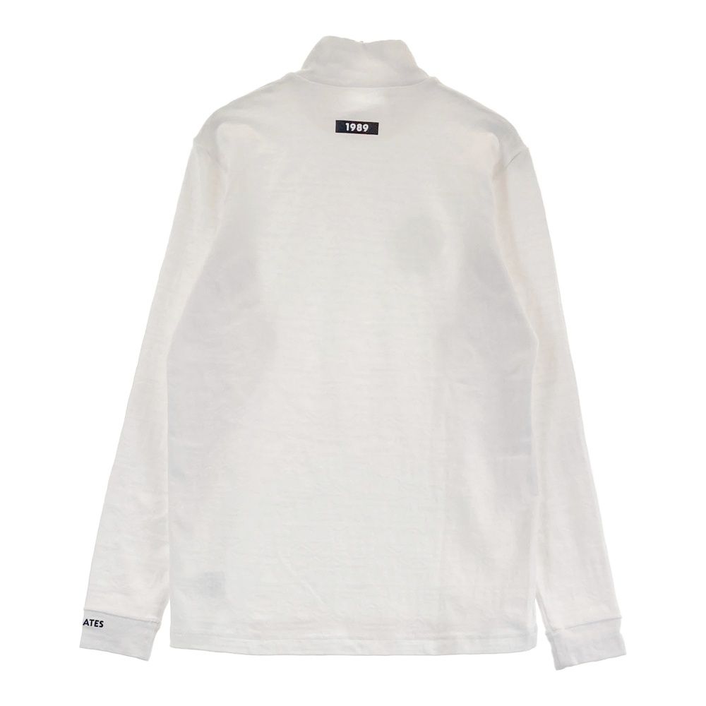 サイズ：4 PEARLY GATES パーリーゲイツ モックネック長袖Tシャツ 総柄