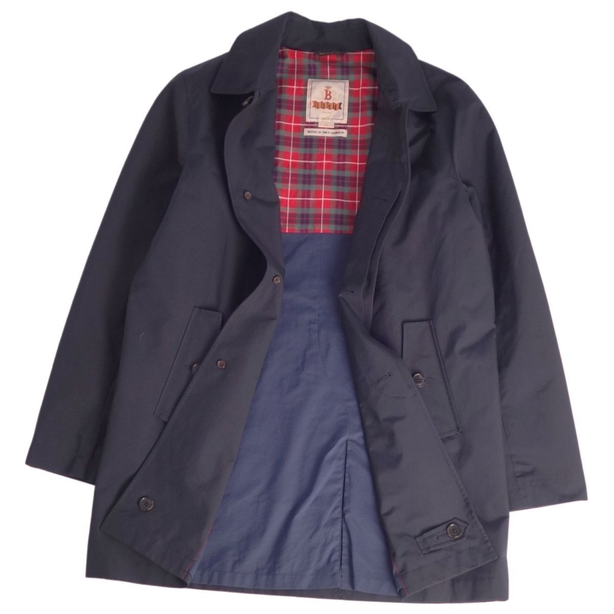 【美品】BARACUTA バラクータ　ロングダッフルコート　カシミヤ混 美品】BARACUTA バラクータ ロングダッフルコート カシミヤ混