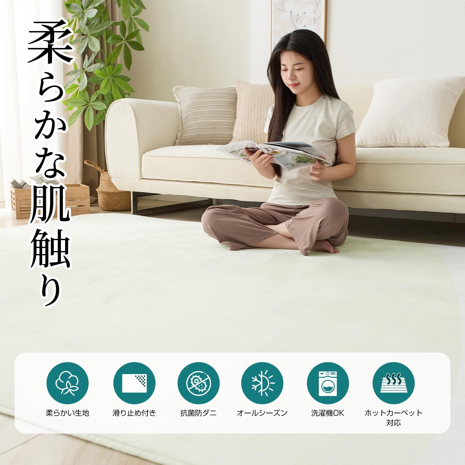 手織りサイザルエリアラグ耐久性のあるリバーシブルナチュラルランナー