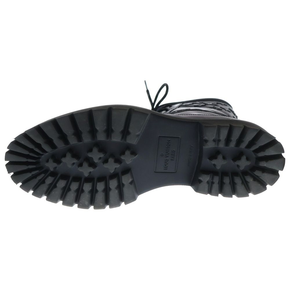 LOUIS VUITTON アウトランドライン アンクルブーツ モノグラム ルイヴィトン/ブーツ/黒×モノグラム・キャンバス/サイズ：38の買取実績