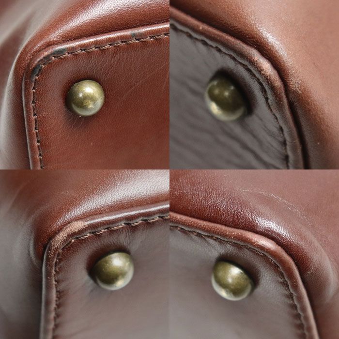 MOTHER HOUSE アンティーク スリムトート トートバッグ ブラウン メンズ フォーマル対応 着心地重視