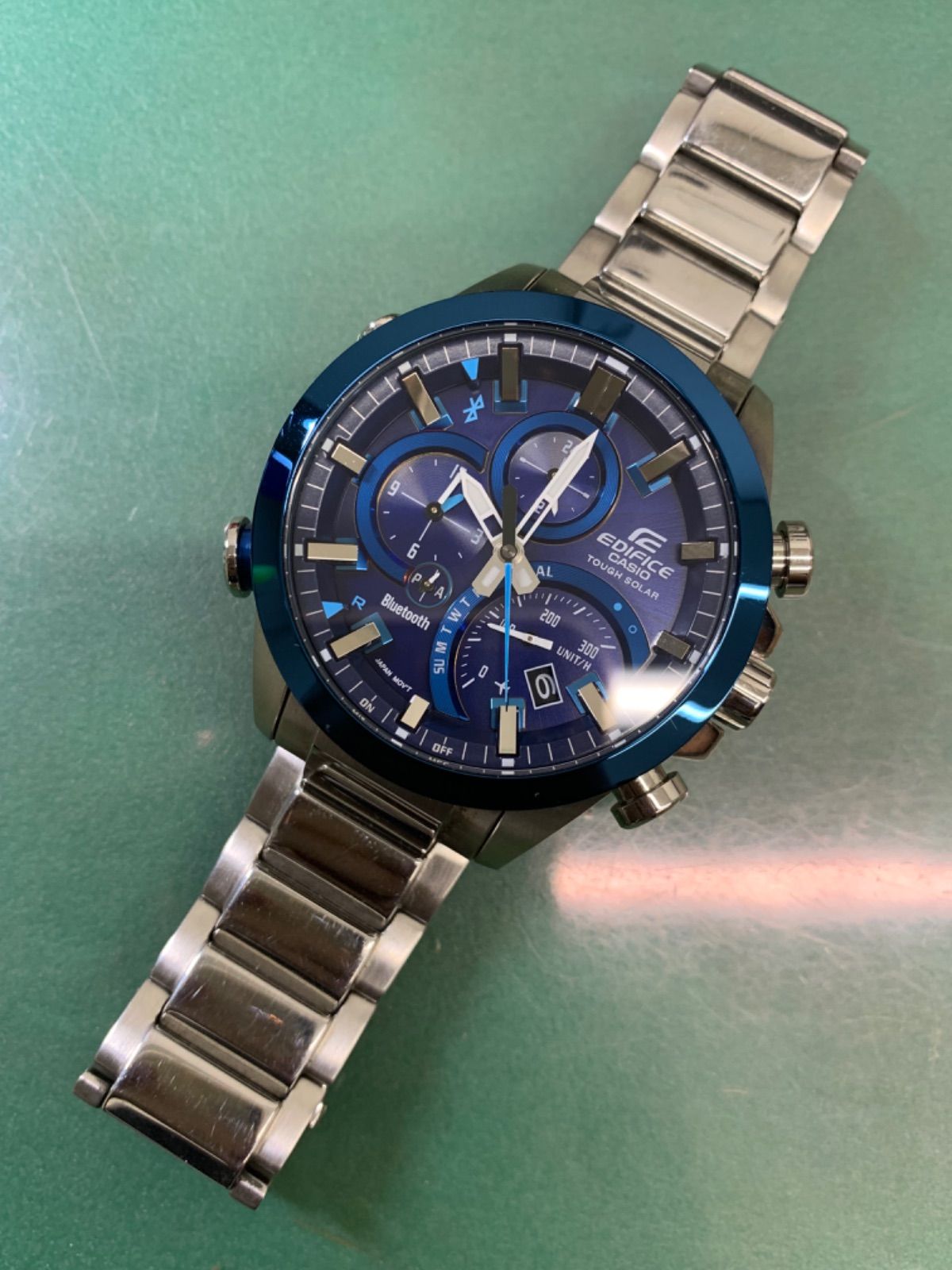 カシオ メルカリ edifice CASIO EQB-500 ジャンク品 EQB500DB-2A casio 