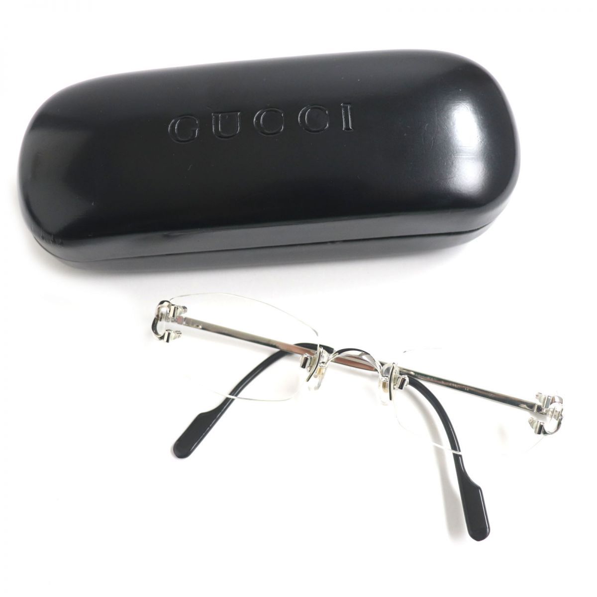 美品▽Cartier カルティエ オクタゴン/8角形 ツーポイント ロゴ金具付 