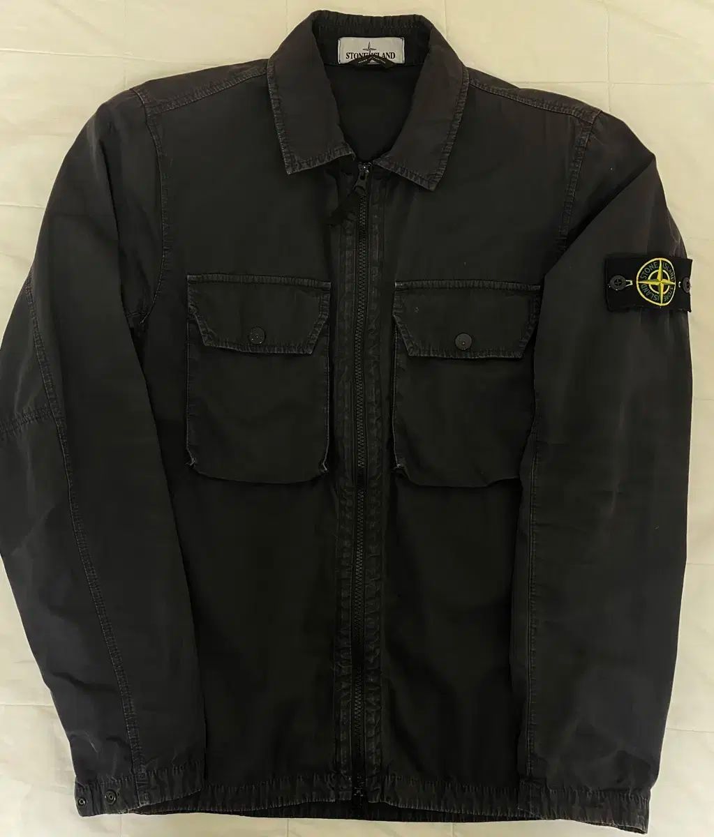 STONE ISLAND ストーンアイランド オールドエフェクト オーバーサイズシャツ 黒