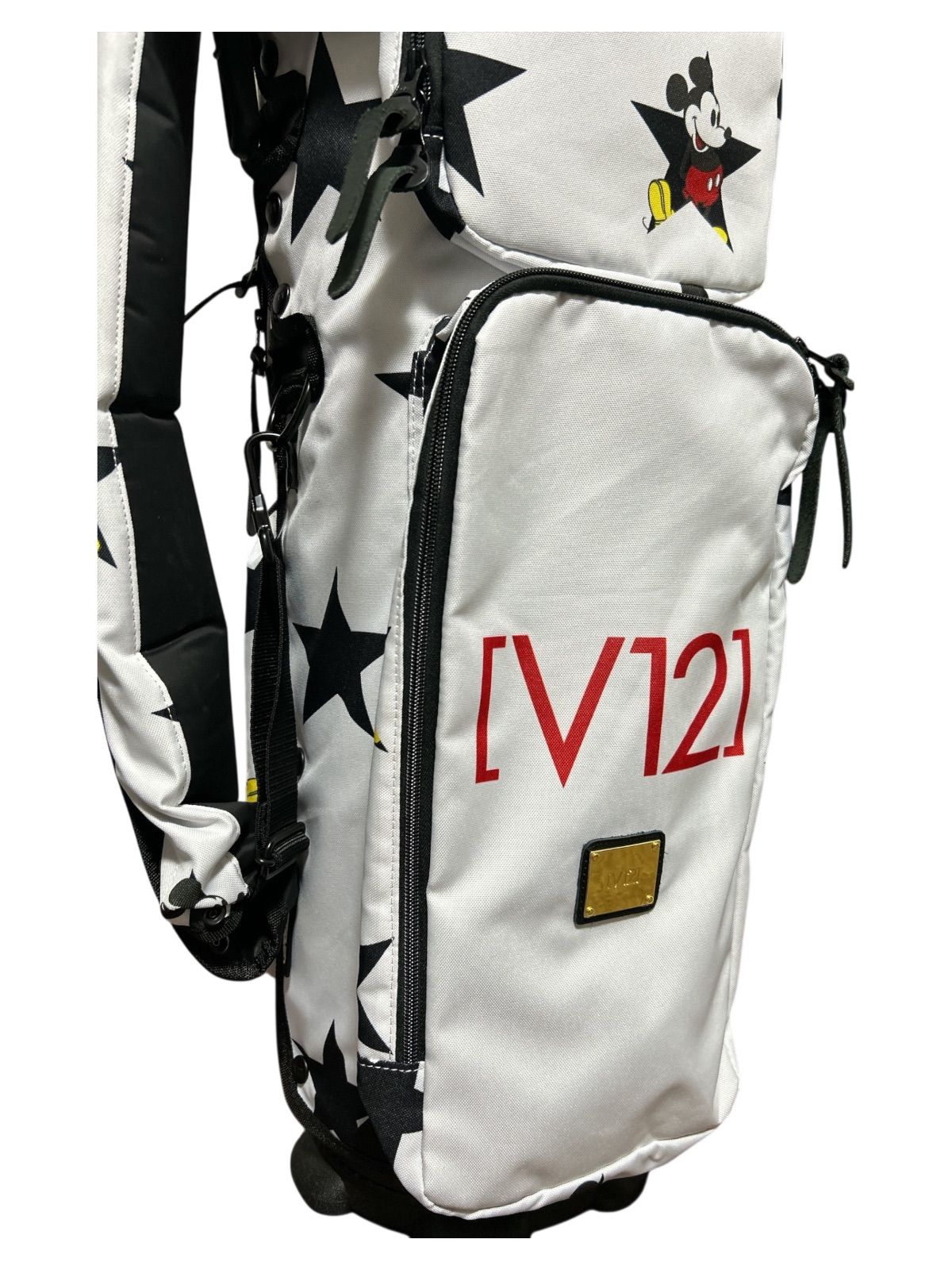新品未使用！高級V12 ミッキーマウス着せ替えキャディバッグ8.5型ホワイト 新品未使用！高級V12 ミッキーマウス着せ替えキャディバッグ8.5型