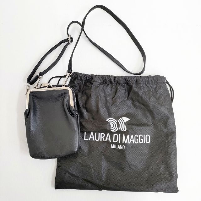 いいスタイル LAURA DI ショルダーバッグ レザー がま口ポシェット MAGGIO バッグ