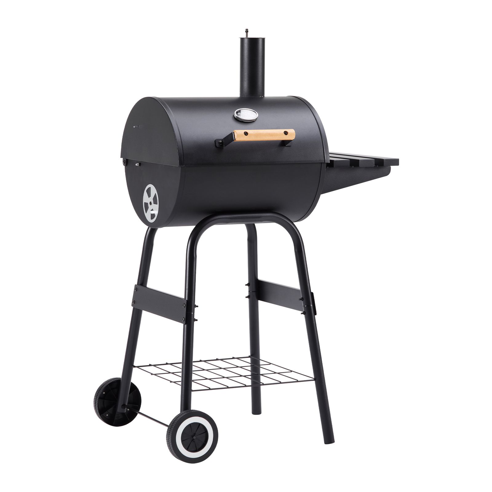 数量限定セール」バーベキューコンロ BBQコンロ 焼き網 温度計 サイド