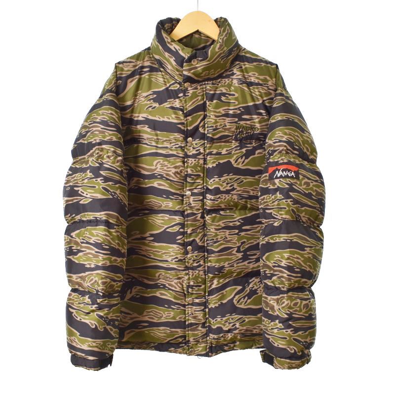 ワコマリア WACKO MARIA ナンガ NANGA 20AW TIGERCAMO DOWN JACKET  