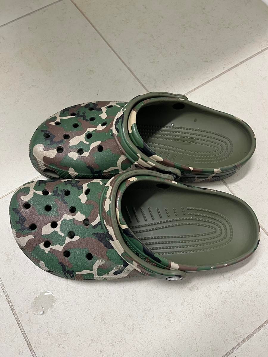 【雷市場（ポンジャン）商品韓国直送】ヴィンテージ 迷彩 crocs(クロックス) 270
