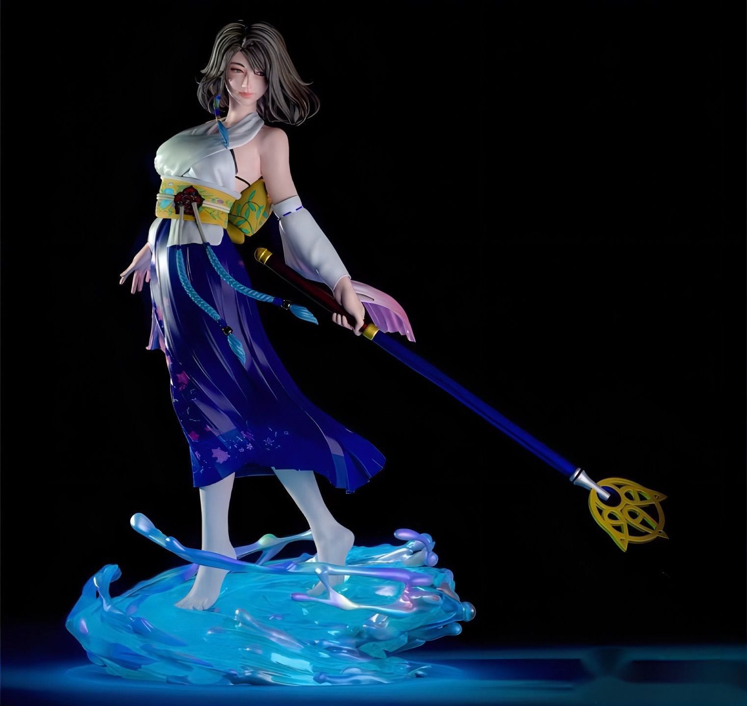 ガレージキット フィギュア 未塗装 FF ユウナ 24cm ファイナル