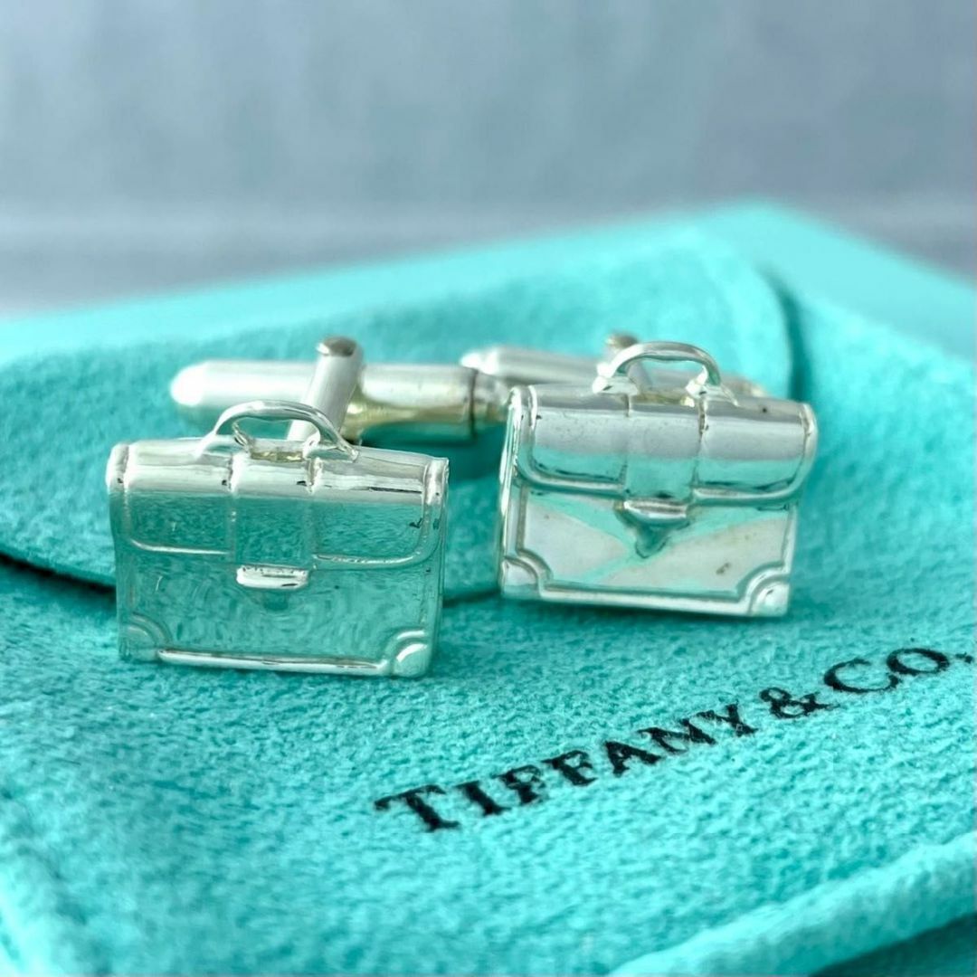 ティファニー カフリンクス シルバー925 オーバル メンズ ティファニー TIFFANY＆CO オーバルモチーフカフス シルバー 925
