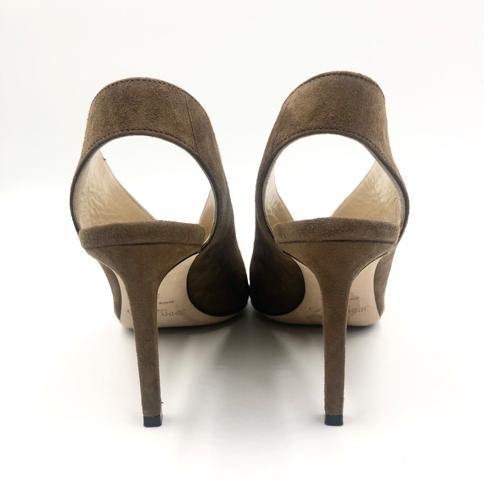 □極美品□JIMMY CHOO ジミーチュウ スエードレザー パンプス サンダル 