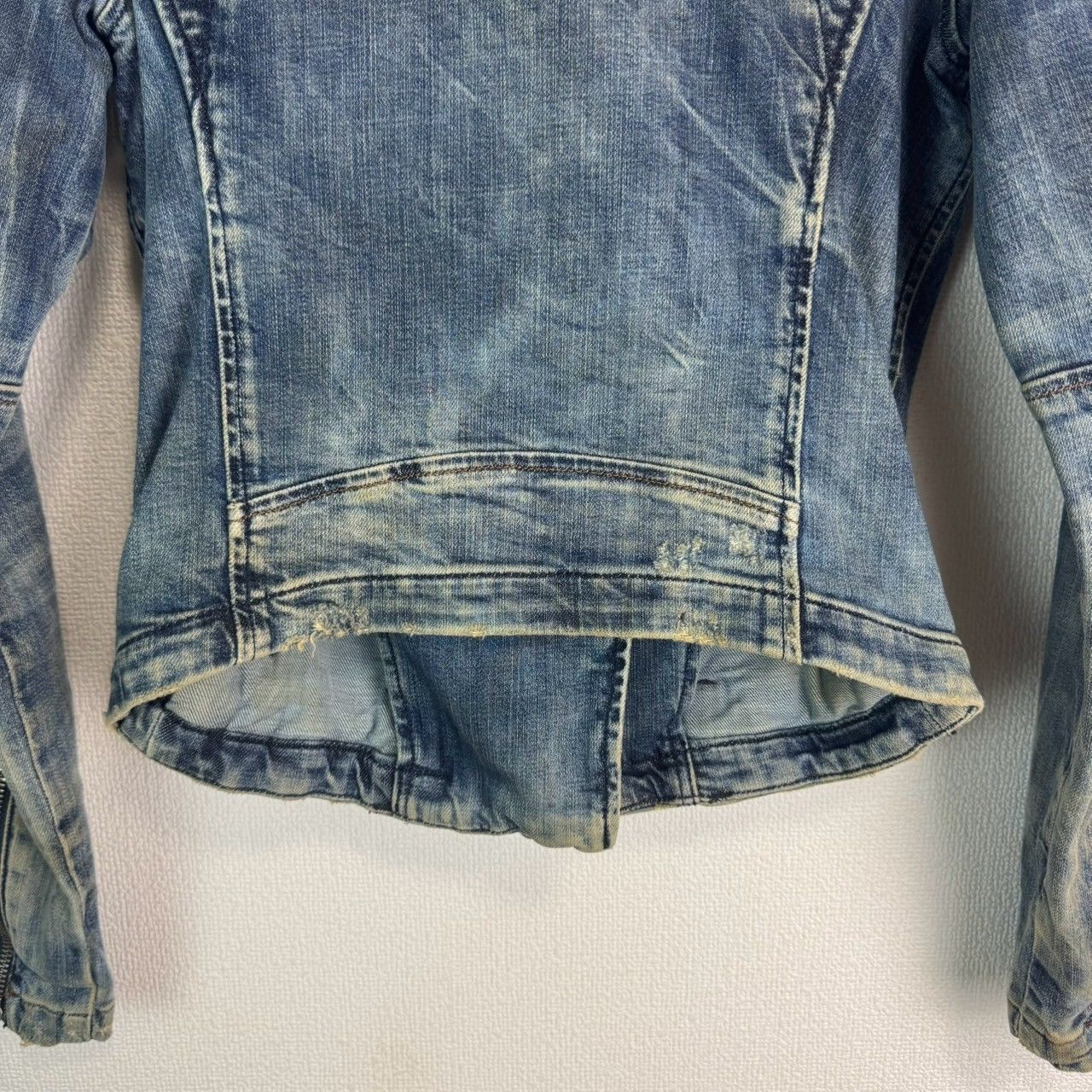 DIESEL ディーゼル デニムジャケット Gジャン ダブルライダース ブルー