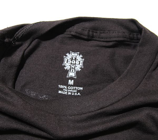 Dogtown Skateboards (ドッグタウン) Tシャツ 80年代 復刻 Cross Logo Color T-Shirt Black x Blue スケボー SKATE SK8 スケートボード