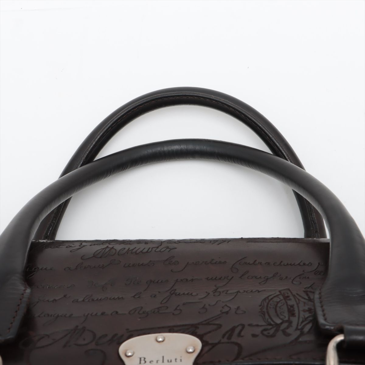 【極美品】ベルルッティ エミーオ カリグラフィースクリットレザー ビジネスバッグ 美品 ベルルッティ カリグラフィ エミーオ レザー 2WAY ビジネス