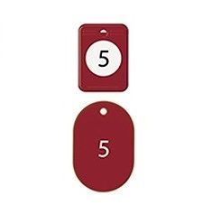超激得，超激得，HOT クロークチケット 赤 番号入り：1～20 BF-150-RD(008938-004) その他