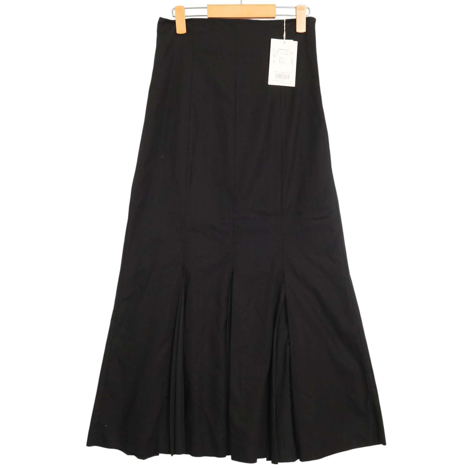新品　未使用　andmary アンドマリー　ミニスカート　BLACK M 試着のみ美品♡アンドマリーリボン付き黒プリーツミニスカートM