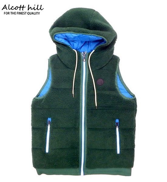 Alcott hill(アルコット ヒル) ジップアップ ボア ダウンベス