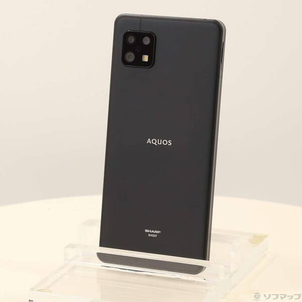 品〕 AQUOS sense6s 64GB ブラック AUAQSE6S au SIMフリー【368