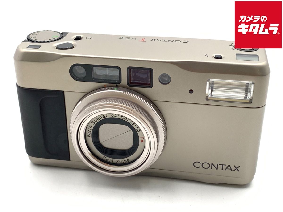 CONTAX T VS シルバー フィルムカメラジャンク品 ジャンク】CONTAX TVS シルバー フィルムカメラ 【公式通販】