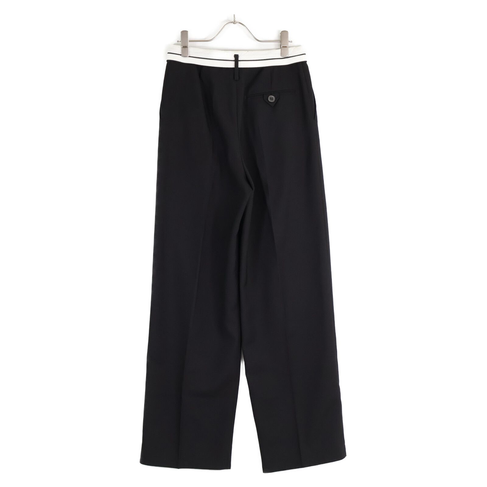 LE CIEL BLEU ルシェルブルー 【新品同様/23AW】25A68613 Folded Belt Trousers フォールドベルトトラウザー/  34 - メルカリ