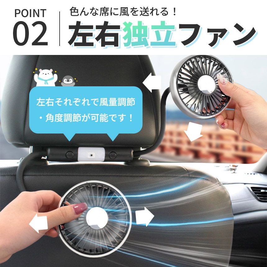 車 ツインファン