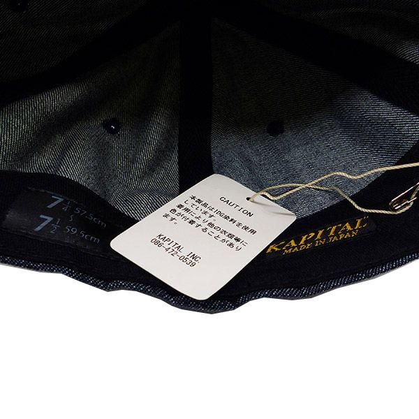 セールSALE☆ BORO 【新品】KAPITAL BORO デニム キャップ 帽子 帽子 