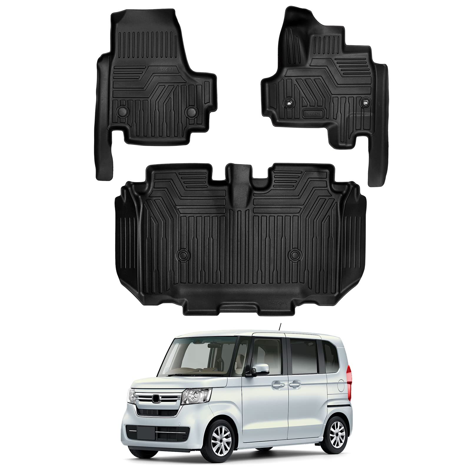 ホンダ N-BOX JF3 JF4型 フロアマット車種 HONDA Nbox 3D立体カーマット 防水マット 5D 立体 フロアマット TPE材質 保護マット 耐汚れ 耐摩擦 内装 カスタムパーツ インテリア 簡単取付 3pセット