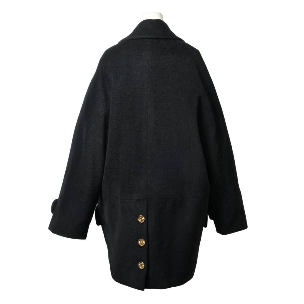 CHANEL ヴィンテージ オーバー コート ココマークボタン9個付き