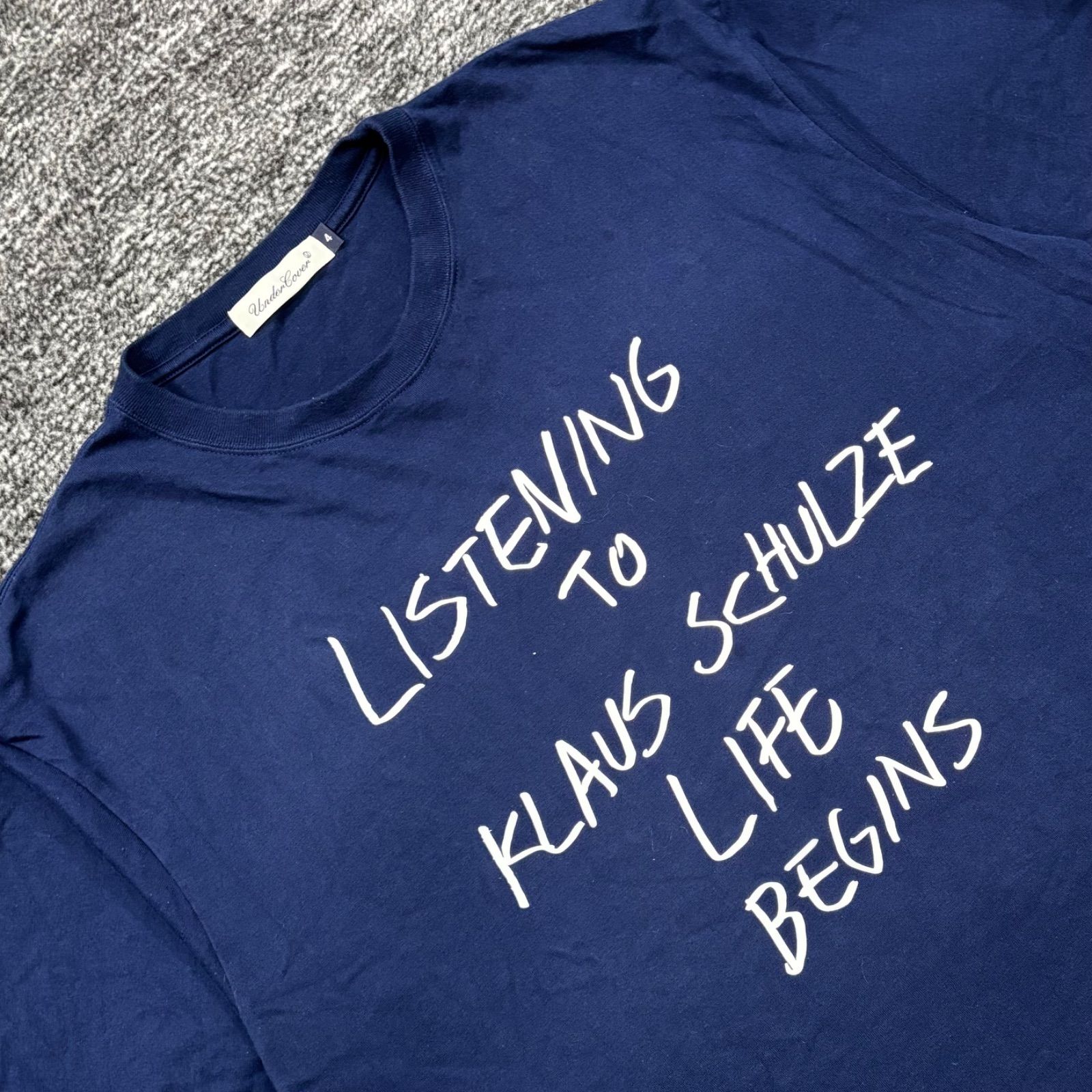 UNDERCOVER TEE LISTEN TO KLAUS SCHULZE 4 アンダーカバー コットン T 
