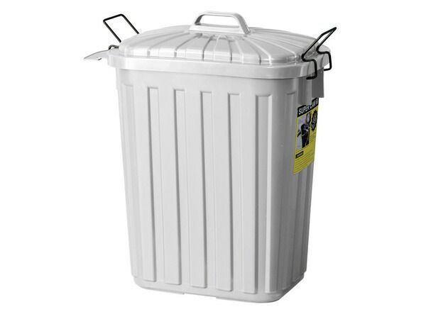 東谷 ペールカン 60L グレー W36×D55.4×H62.2 LFS-937GY ゴミ箱 ダストボックス 屋内 屋外 メーカー直送 送料無料