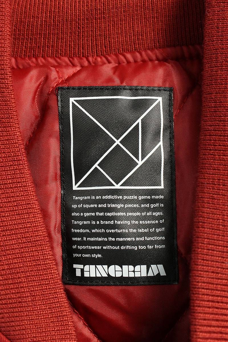 タングラム TANGRAM  POWER GOLF JACKET TGA-MB01 バックプリントブルゾン メンズ XL タングラム POWER GOLF JACKET TGA-MB01 バックプリントブルゾン