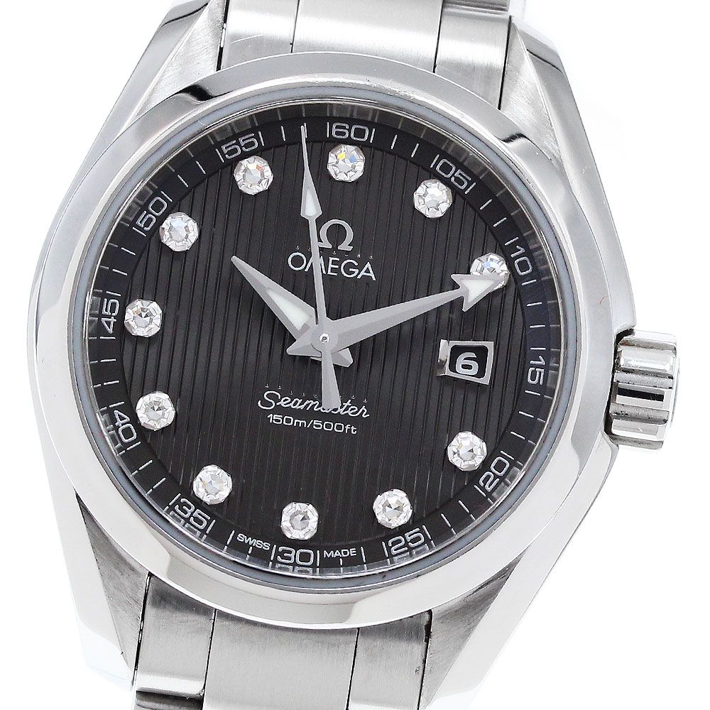 オメガ OMEGA 231.10.30.61.56.001 シーマスター アクアテラ 11Pダイヤ クォーツ レディース 内 き_913449