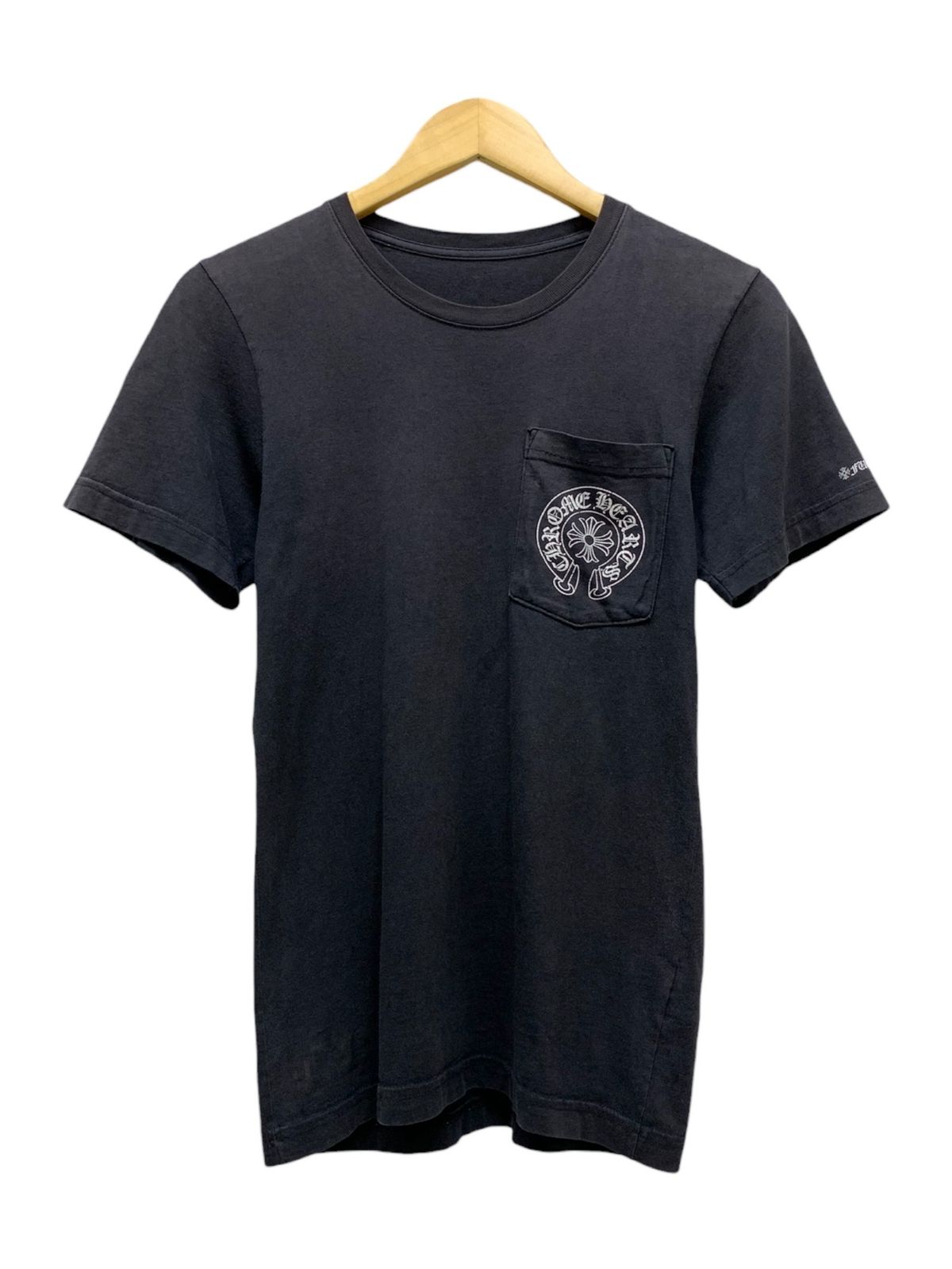 クロム　Tシャツ Chrome Hearts (クロムハーツ) プリント クルーネック 長袖 Tシャツ