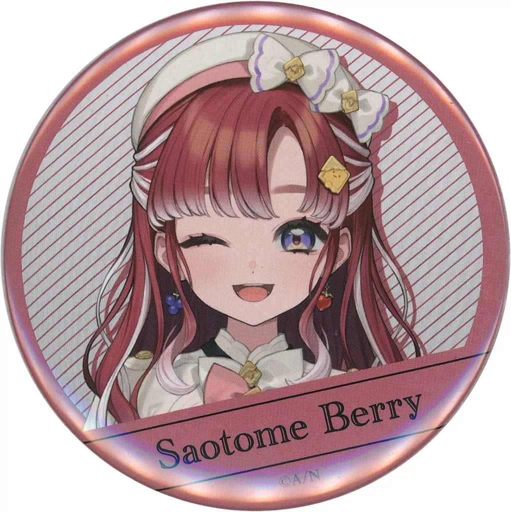 早乙女ベリー にじさんじ Speciale にじフェス 缶バッジ 中古】バッジ・ビンズ 早乙女ベリー 缶バッジ 「バーチャル