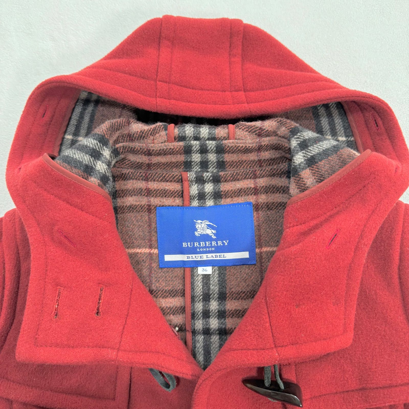 極美品✨バーバリー ブルーレーベル ロング ダッフルコート ノバ