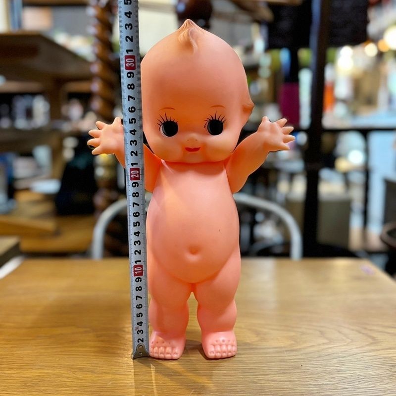 大きい！レトロ キューピー ソフビ 貯金箱 33cm 人形 BIG フィギュア ビッグソフビフィギュア キャラクター貯金箱 置物 キユーピー リアル  昭和レトロ 【RU1021-8】 - メルカリ