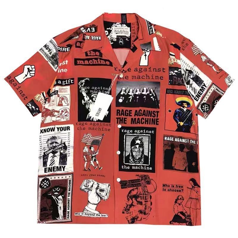 新品 WACKO MARIA RAGE AGAINST THE MACHINE ワコマリア ハワイアン 