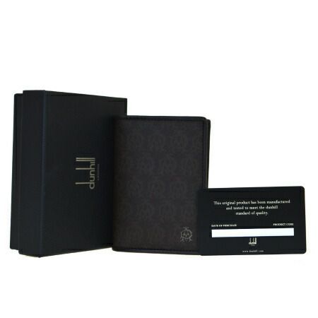 美品 dunhill レザー 名刺入れ パスケース ダンヒル カードケース 黒  
