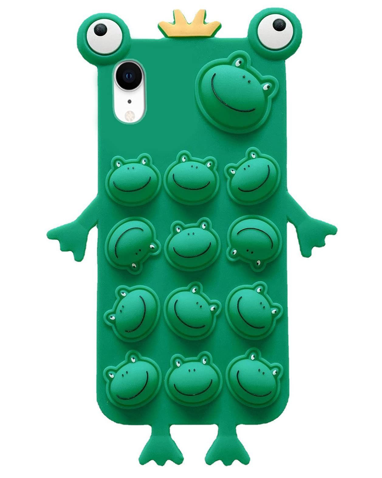 MuZiF iPhone XS Max 用 ケース シリコン かわいい キャラクター