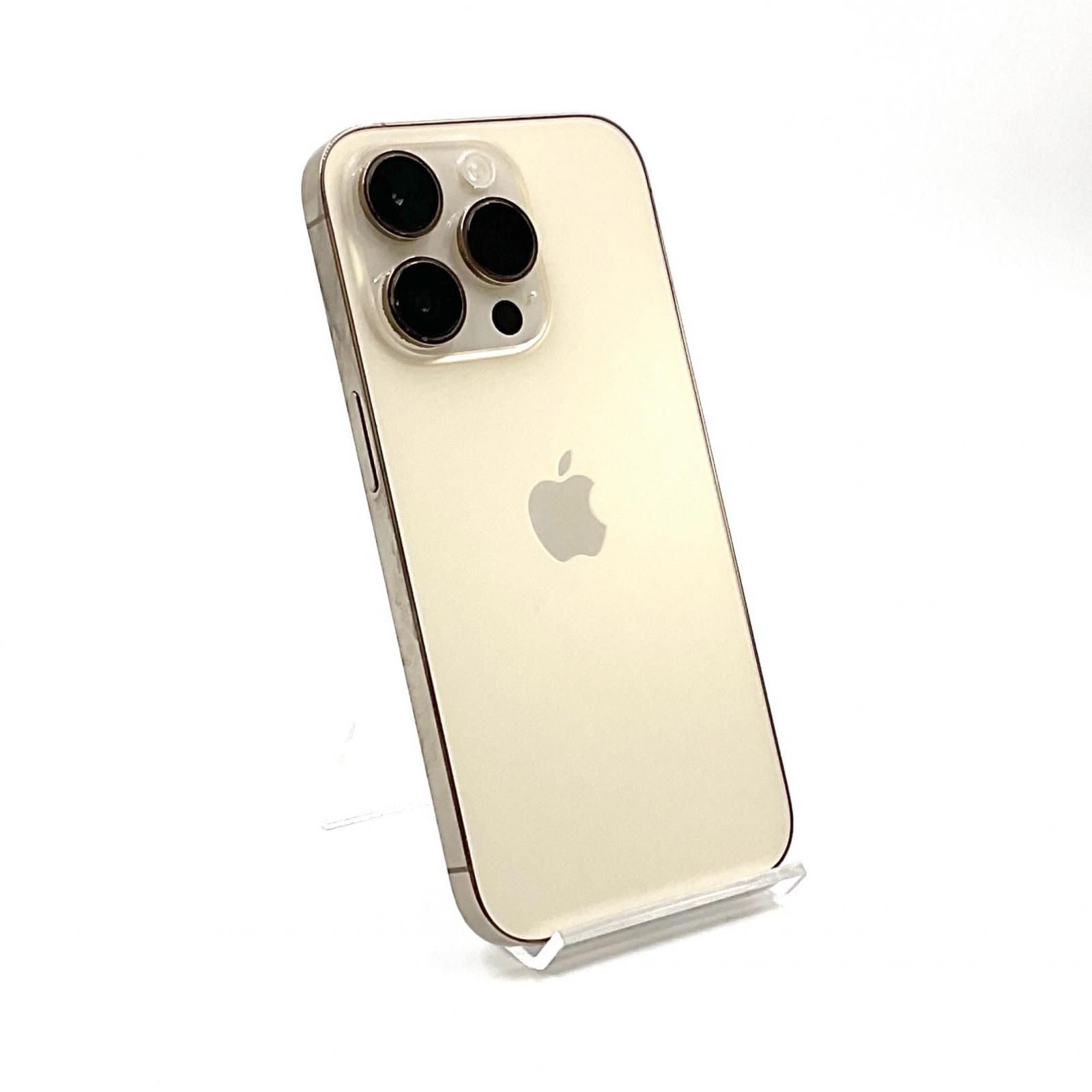 【全額返金保証】【最速発送】Apple iPhone 14 Pro 128GB ゴールド Softbank 78% 動作確認済