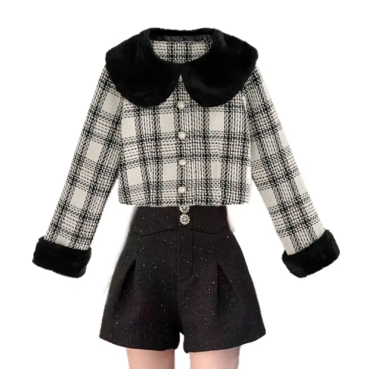 s-40(2)】ビーズストラップ スマホ❁ニコちゃん カラフル 個性的古着