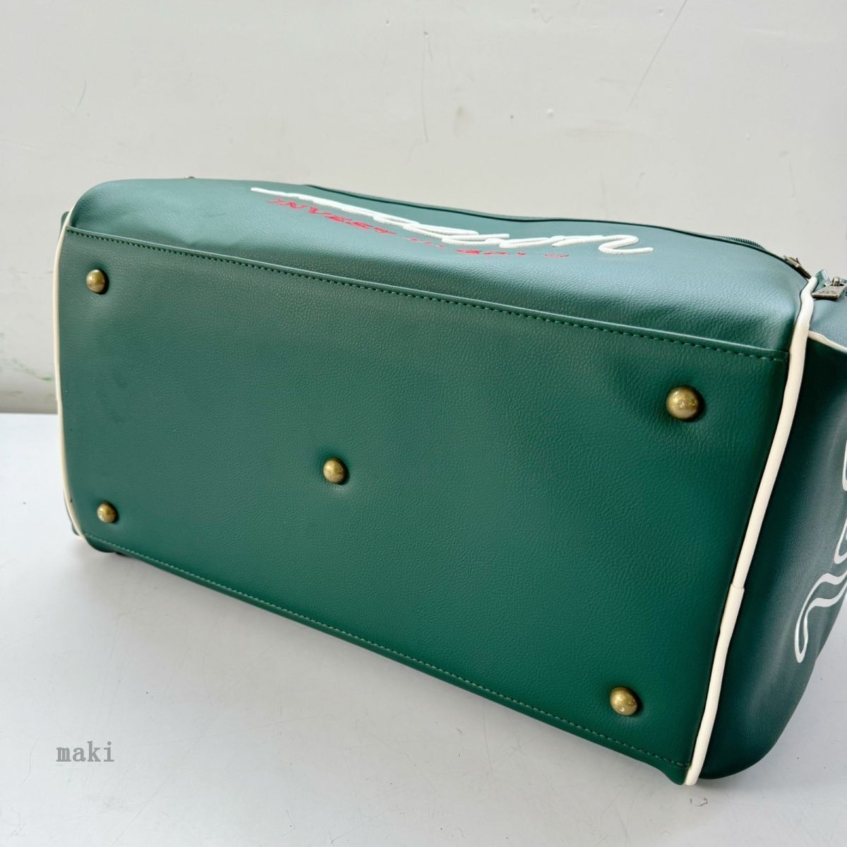 Malbon 高級PUゴルフ衣類バッグ 新品 Malbon ボストンバッグ ゴルフ PUレザー ゴルフトート