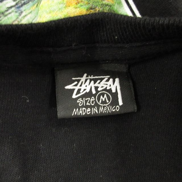 美品 ステューシー STUSSY Midnight Insanity Tシャツ カットソー アート プリント 星月夜 ゴッホ M 黒 ブラック  メンズ※ - メルカリ