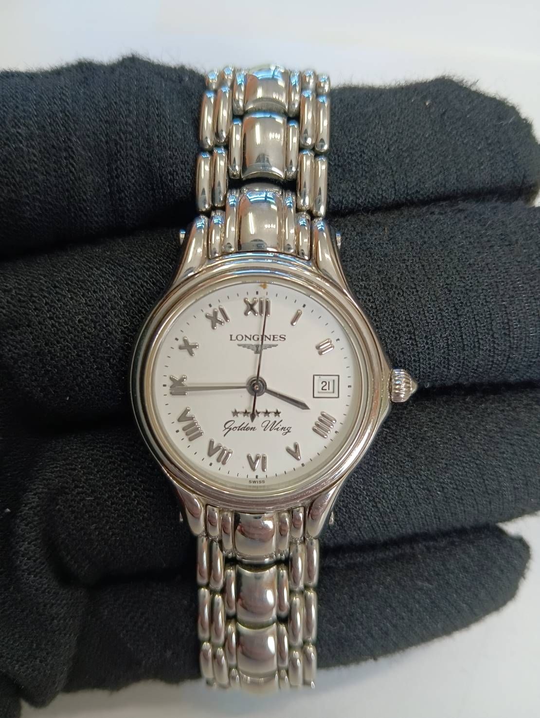 品 LONGINES ロンジン ゴールデンウィング レディース クォーツ 腕時計 現状品