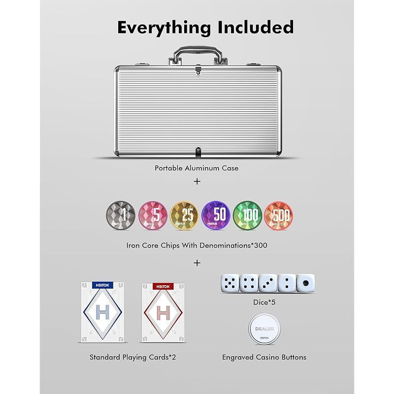 27 カジノチップ 183枚 100$ ポーカーチップ  H26年 Amazon | iimono117 ポーカーセット チップ500枚 アルミケース