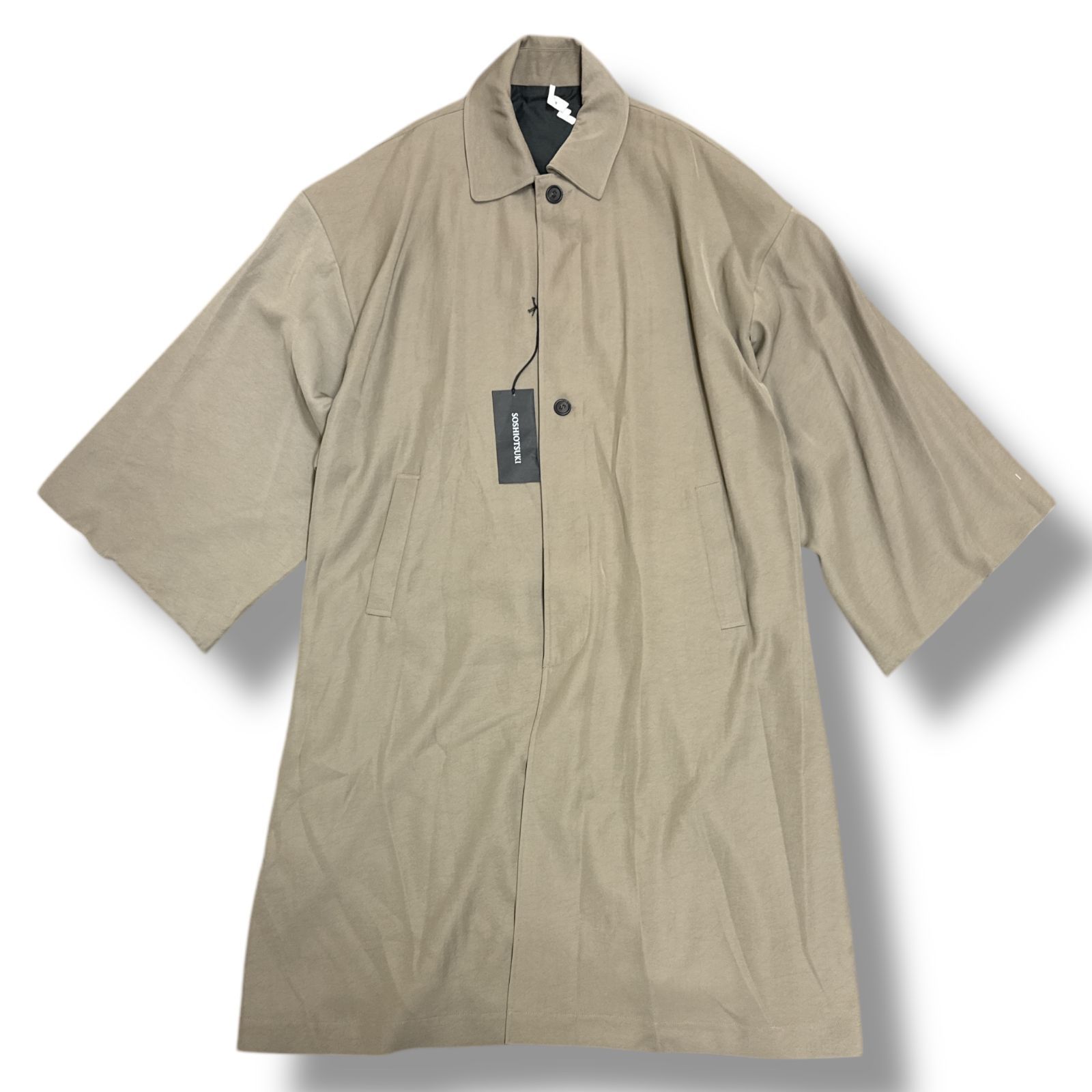 参考上代104500円 未使用品 SOSHIOTSUKI 24SS MAKUSHITA COAT 参考上代104500円 未使用品 SOSHIOTSUKI 24SS MAKUSHITA COAT